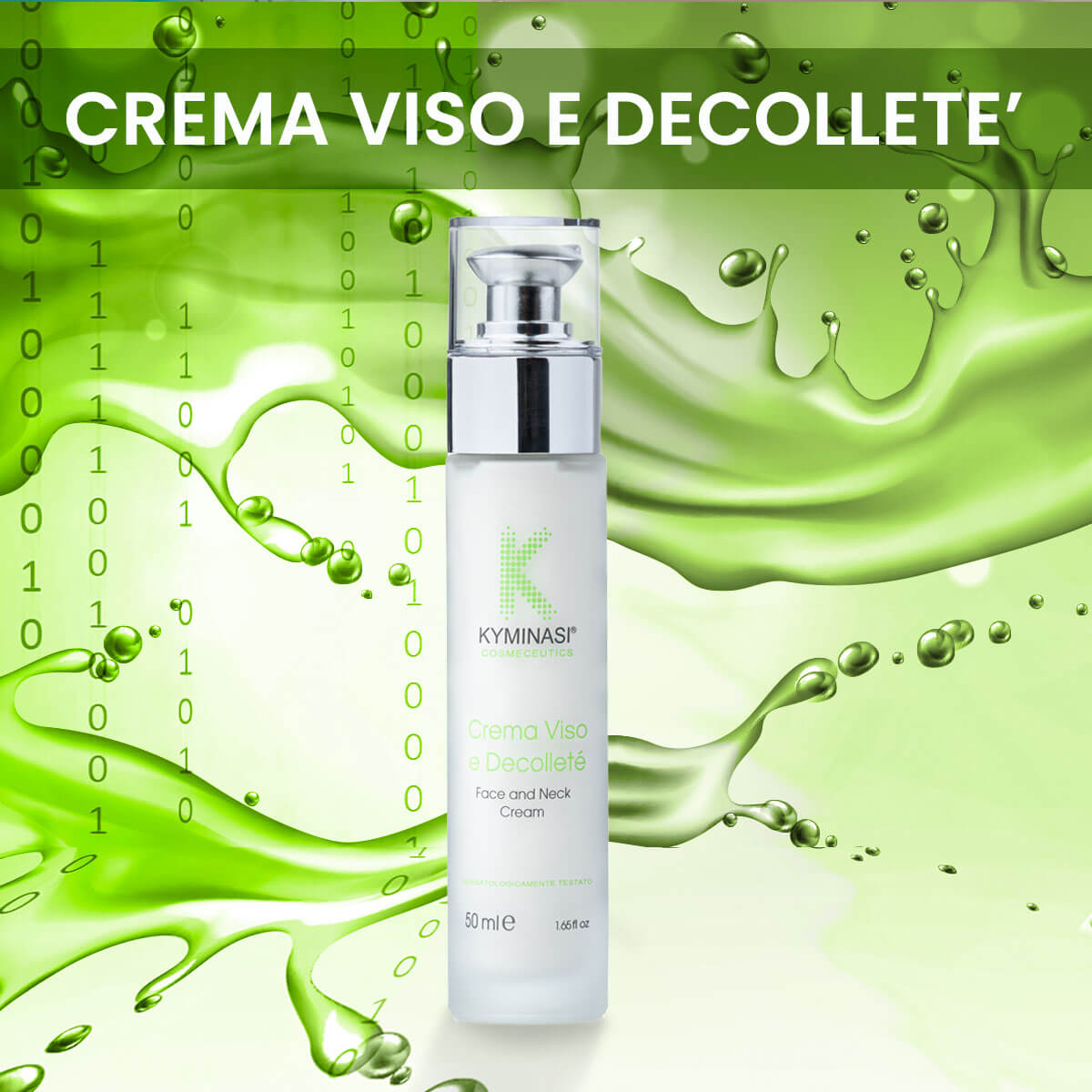 cosmetici Kyminasi Cosmeceutics Crema viso e décolleté con biofotoni di luce