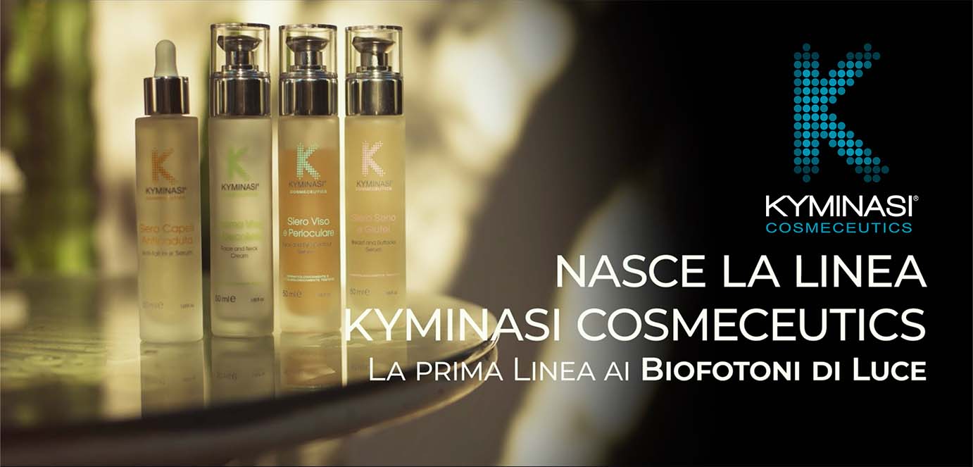 Nasce Kyminasi Cosmeceutics la prima linea ai biofotoni di luce